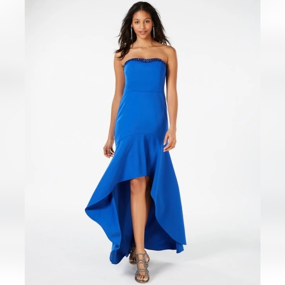 Adrianna Papell Dresses & Skirts - Nwt Adrianna Papell Strapless knit crepe dress Blue 10